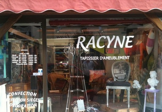 devanture-boutique-tapissier-dart-palaiseau-91 Racyne, boutique tapissier décoration à Palaiseau